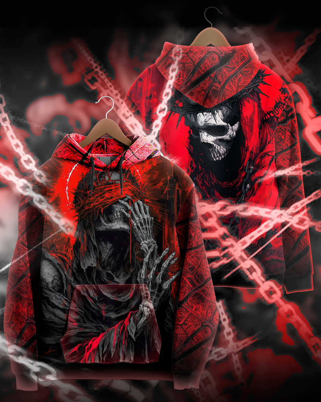 THORNS SKULL RED