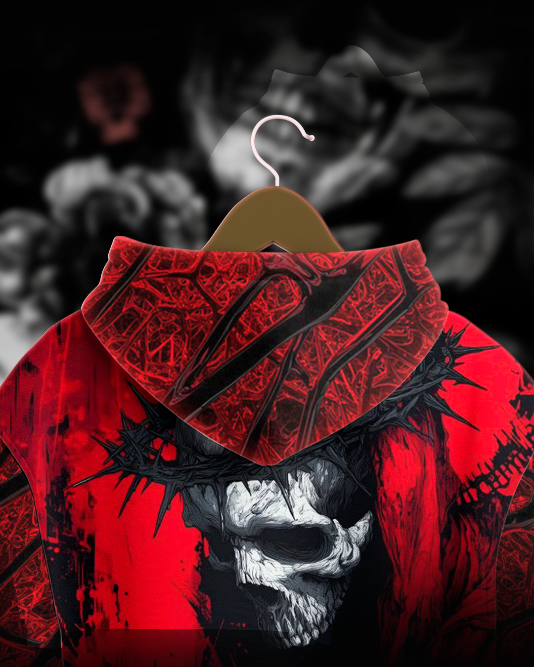 THORNS SKULL RED