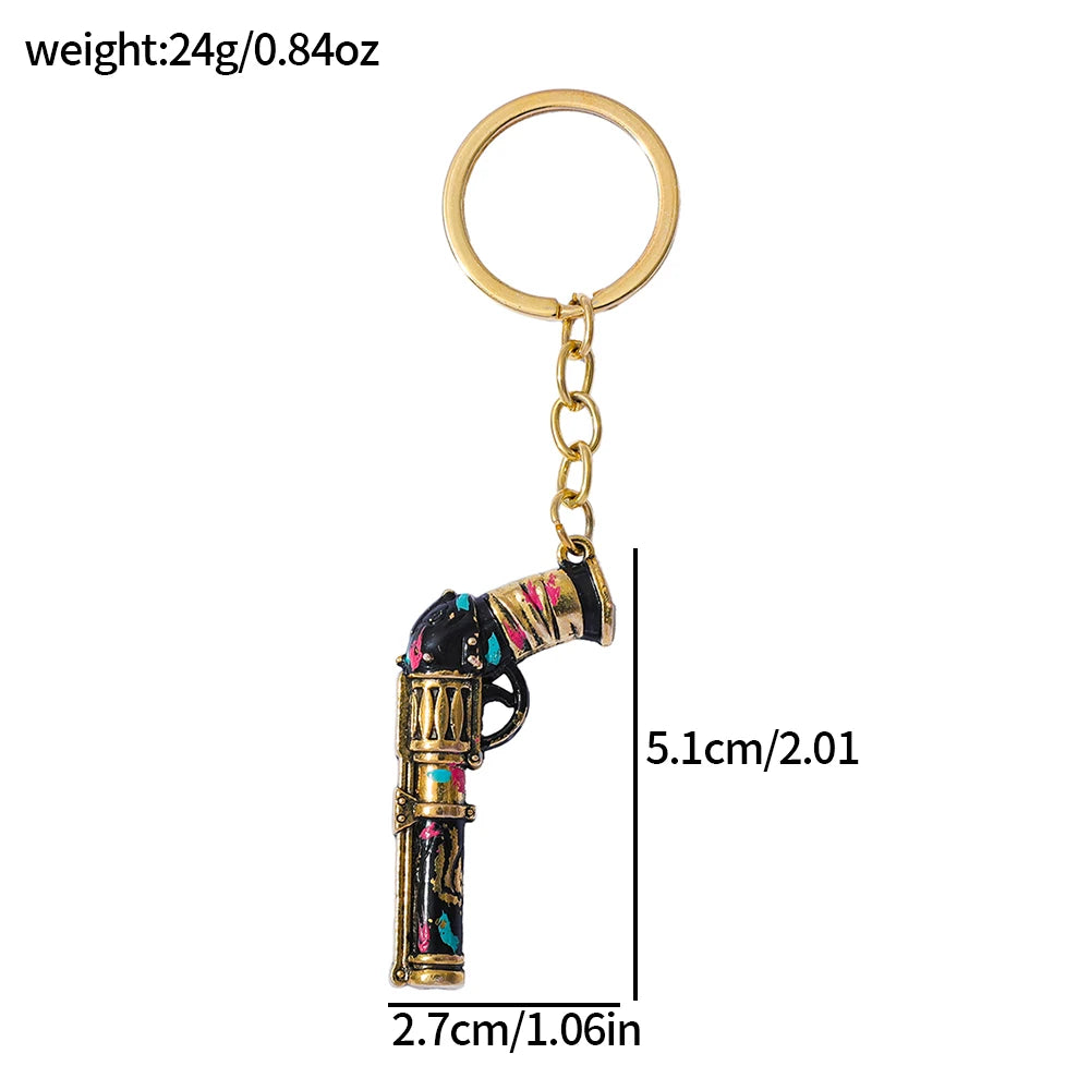 Arcane Jinx Gun Metal Keychain  League of Legends