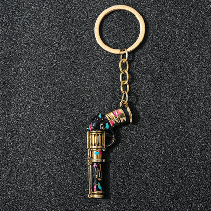 Arcane Jinx Gun Metal Keychain  League of Legends