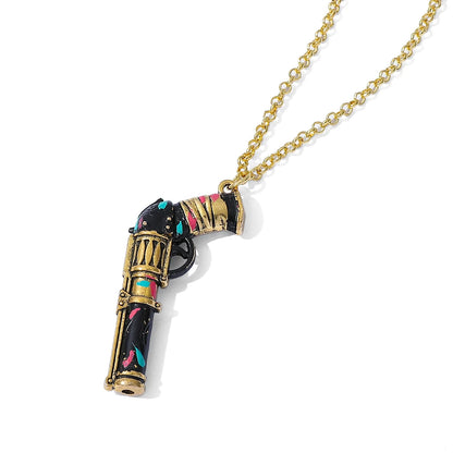 Arcane Jinx Gun Metal Keychain  League of Legends
