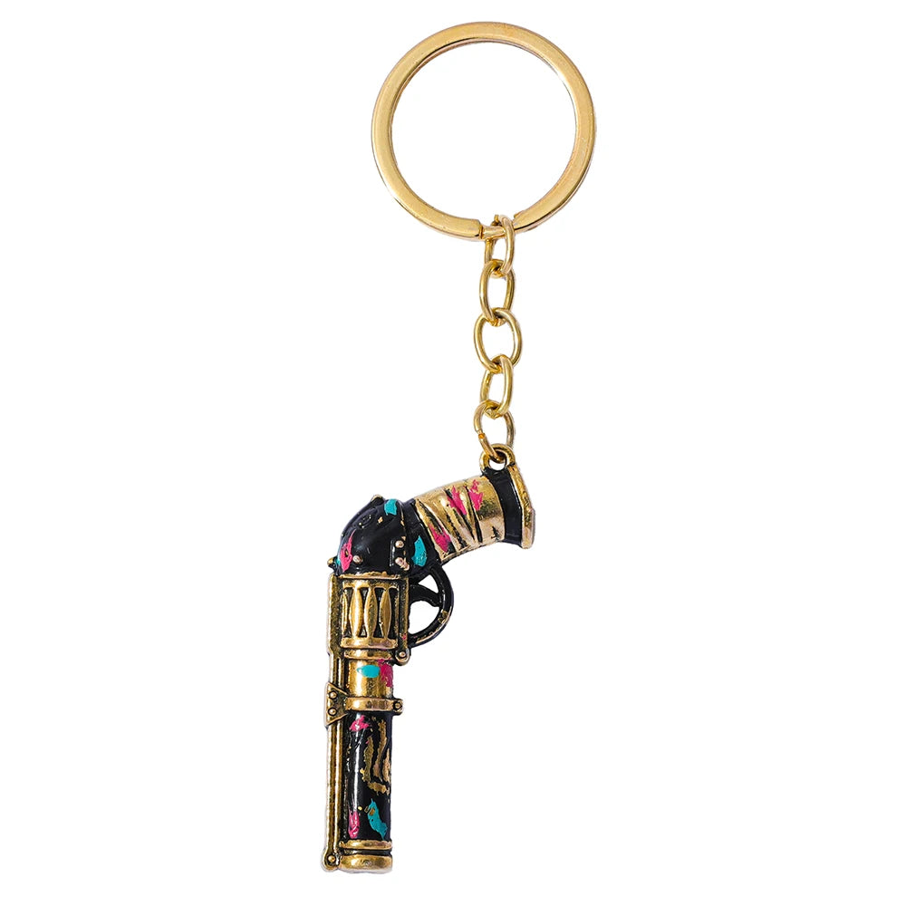 Arcane Jinx Gun Metal Keychain  League of Legends